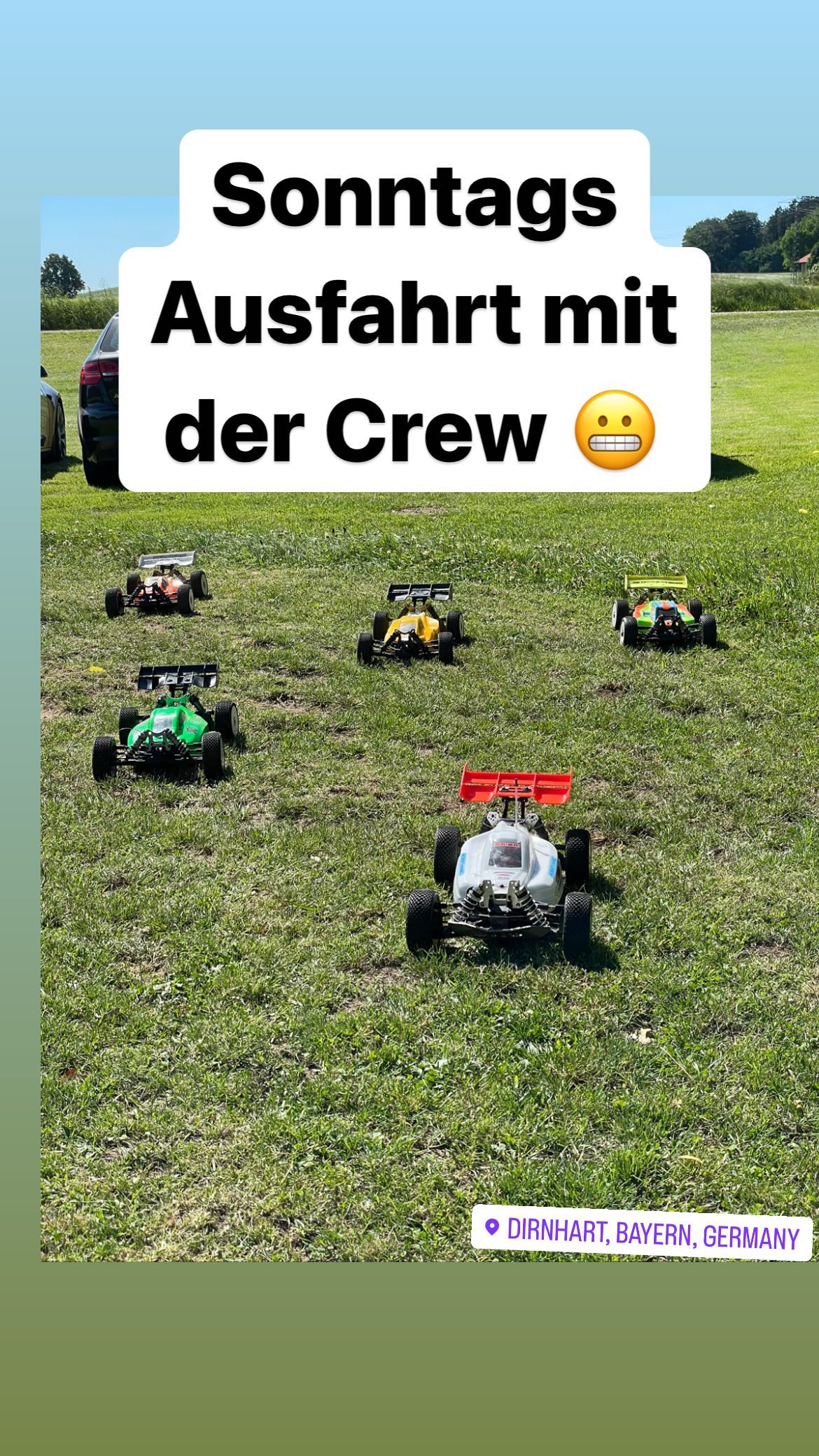 Sonntags-Ausfahrt mit der Crew