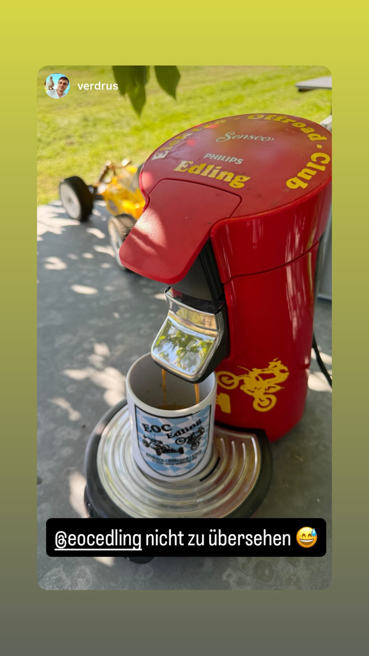 EOC Edling Vereins-Kaffee: Nicht zu übersehen! ☕